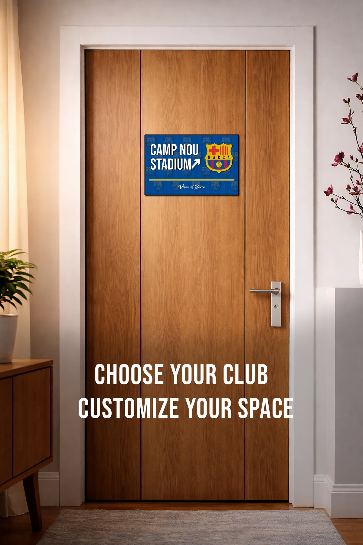 Camp Nou Stadium Door Signs