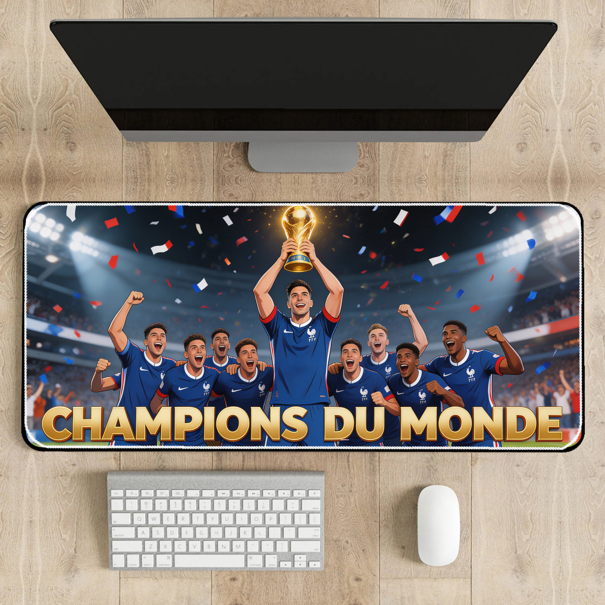 Champions du Monde Desk Mat