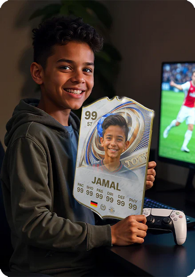 Personalized Soccer Cards