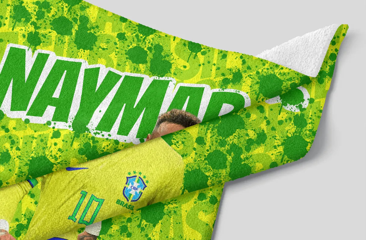 Green and yellow sports jersey with 'Naym' branding on a gray background