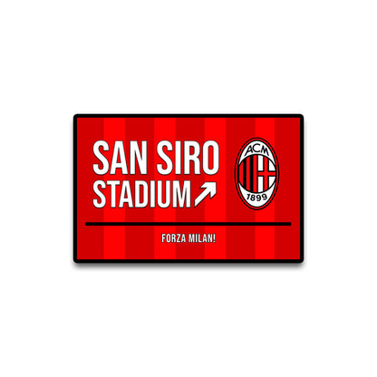 San Siro Stadium Door Signs