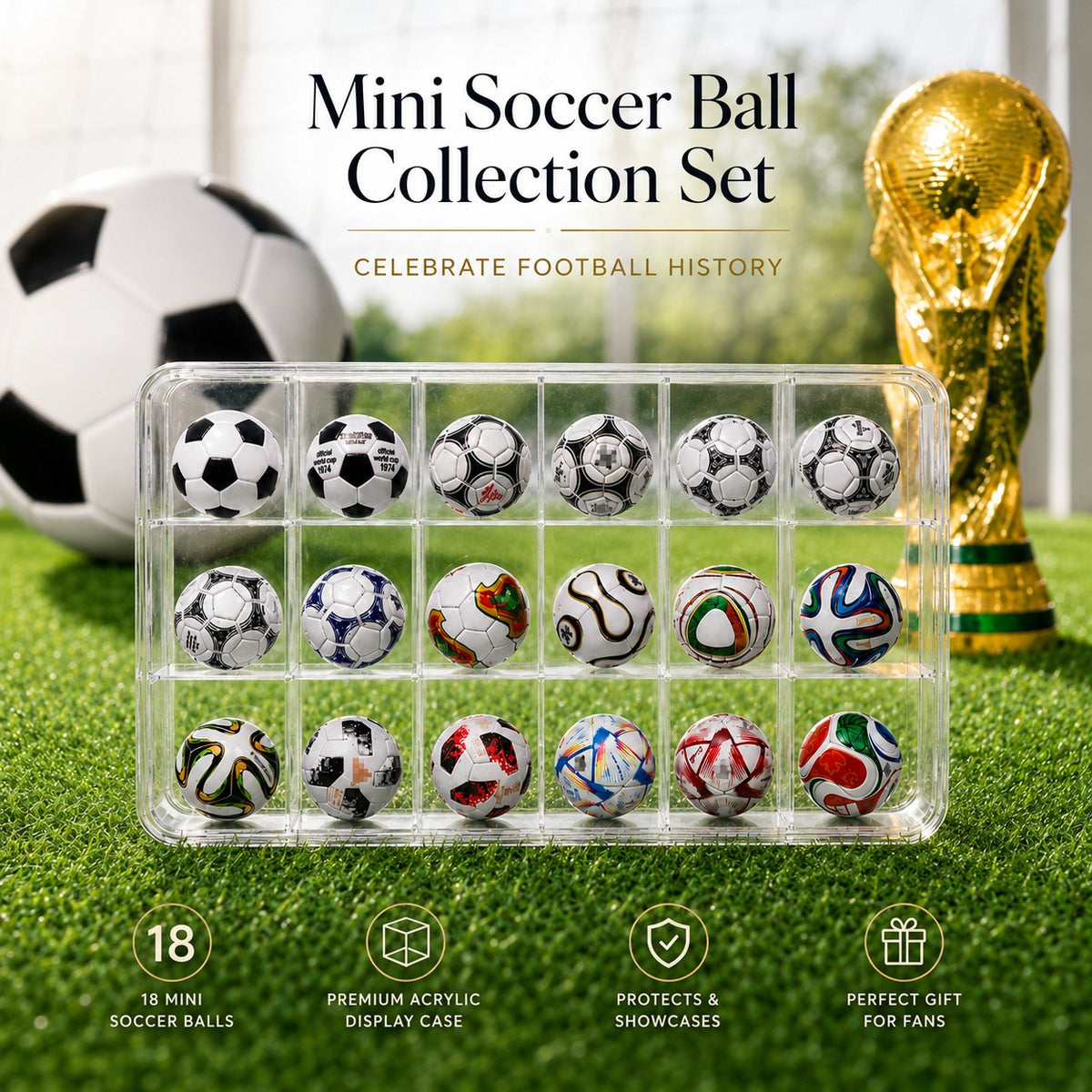 Mini Soccer Ball Collection Set – Pack of 15 (Pre-Order)
