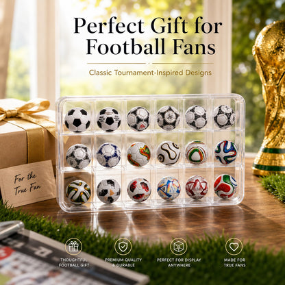 Mini Soccer Ball Collection Set – Pack of 15 (Pre-Order)